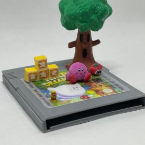 Kirby’s Dream Land Mini Diorama with a pink Kirby