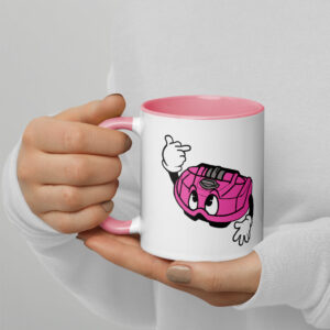 Candi's Classic Game Shrine Pink Logo FU Edition Mug